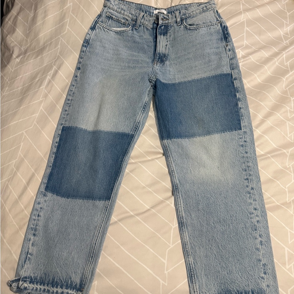 Forever 21 Light Blue Straight Leg Jeans